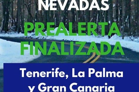 EL GOBIERNO DE CANARIAS FINALIZA LA PREALERTA POR NEVADAS EN TENERIFE, LA PALMA Y GRAN CANARIA 4-3-26