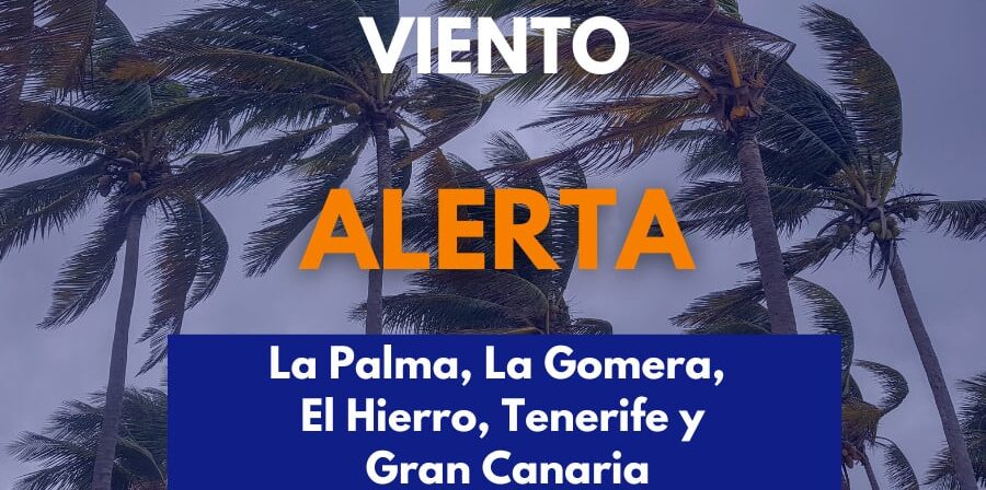 EL GOBIERNO DECLARA LA ALERTA POR VIENTO EN LA PALMA, LA GOMERA, EL HIERRO, TENERIFE Y GRAN CANARIA 17-3-26