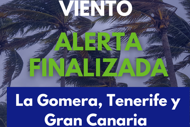 EL GOBIERNO FINALIZA LA ALERTA POR VIENTO EN LA GOMERA, TENERIFE Y GRAN CANARIA 1-3-26