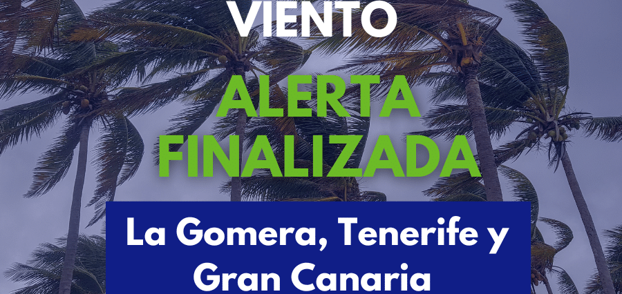 EL GOBIERNO FINALIZA LA ALERTA POR VIENTO EN LA GOMERA, TENERIFE Y GRAN CANARIA 1-3-26