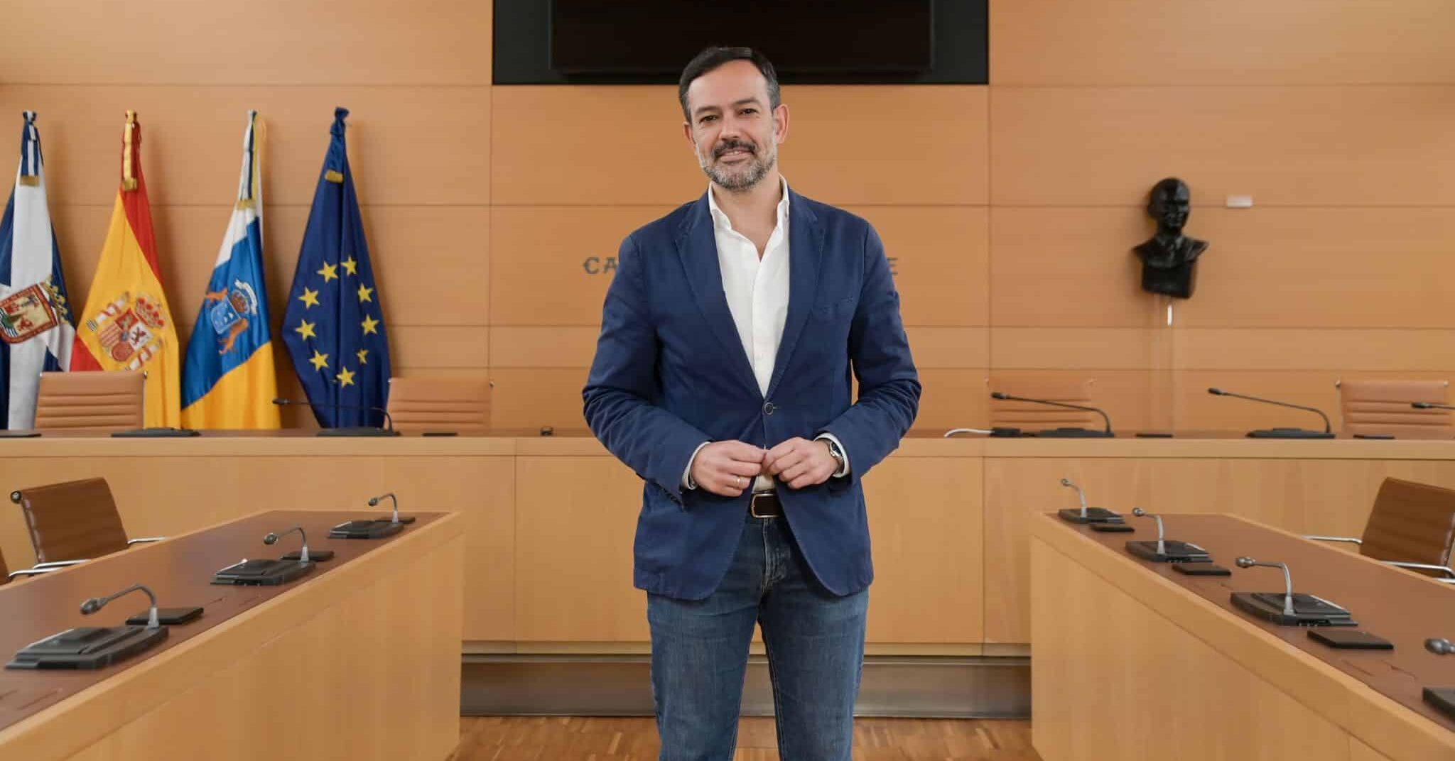 El vicepresidente del Cabildo de Tenerife, Lope Afonso