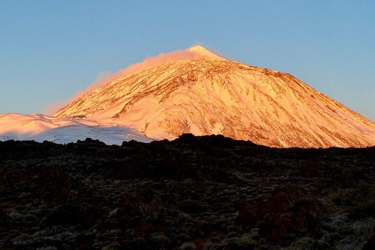 FIN DE LA PREALERTA POR NEVADAS EN EL TEIDE 22-3-26