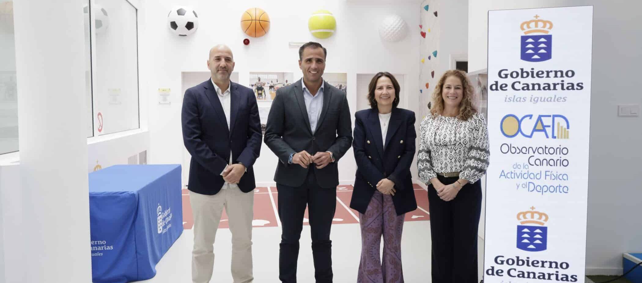 FOTO. El Gobierno de Canarias pone en marcha la web del Observatorio de la Actividad Física y el Deporte con más de 148.000 datos a disposición del sector (1)