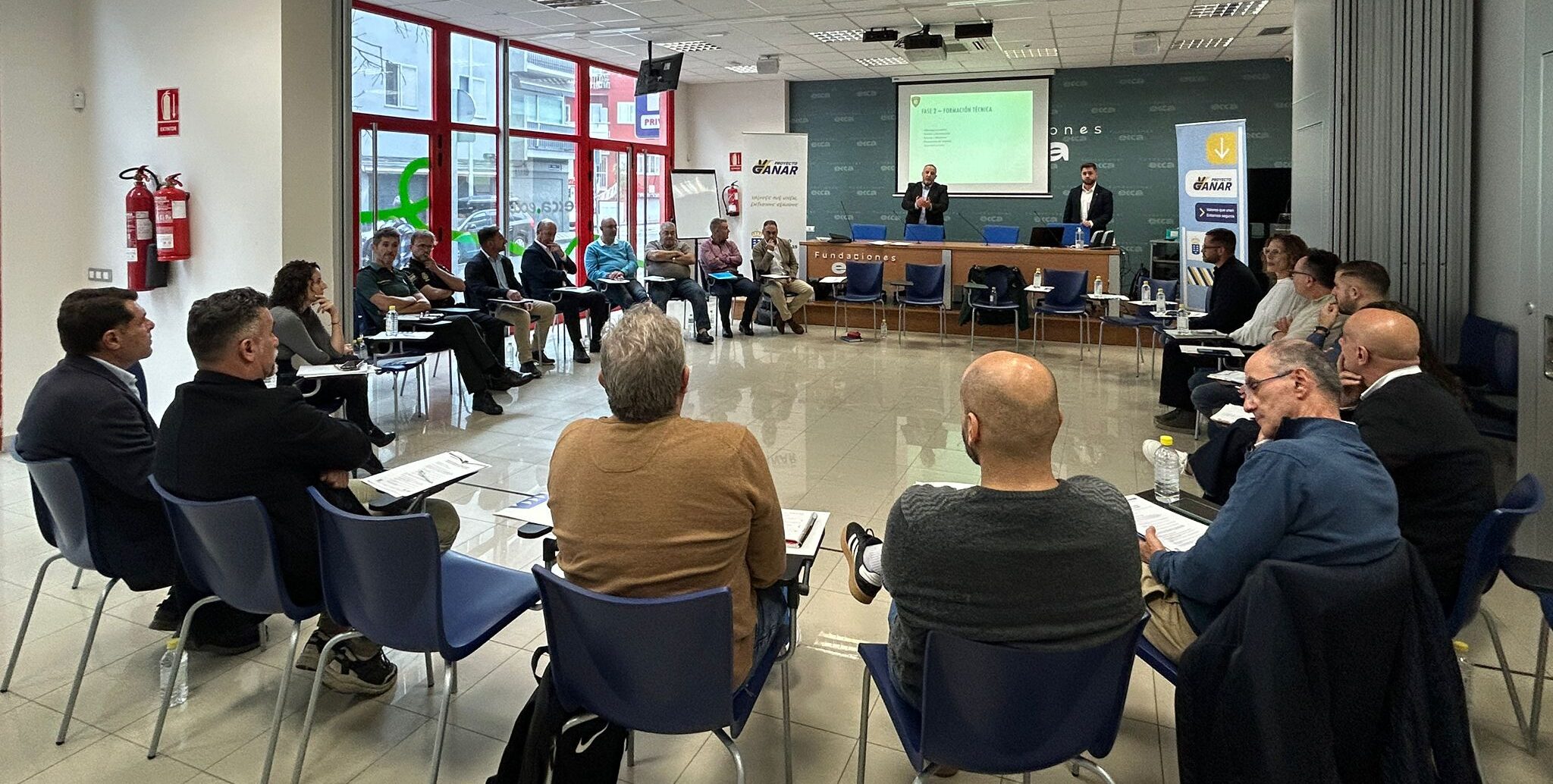 FOTO. El Proyecto Ganar continúa sus formaciones con los colegios de Psicología de ambas provincias y ecca.edu, a los que se suma Segurmaximo (1)
