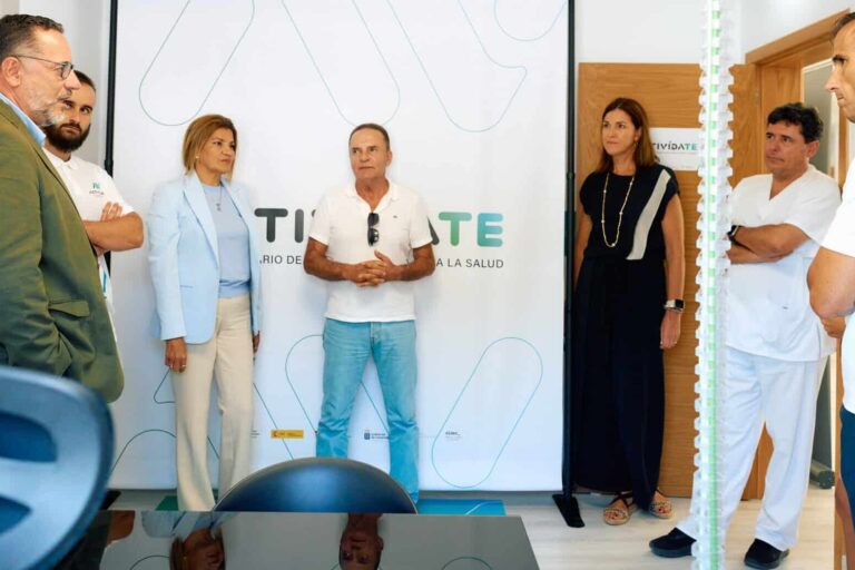 FOTO. Imagen de archivo de la visita a la unidad ACTIVÍDATE de Tinajo, en Lanzarote