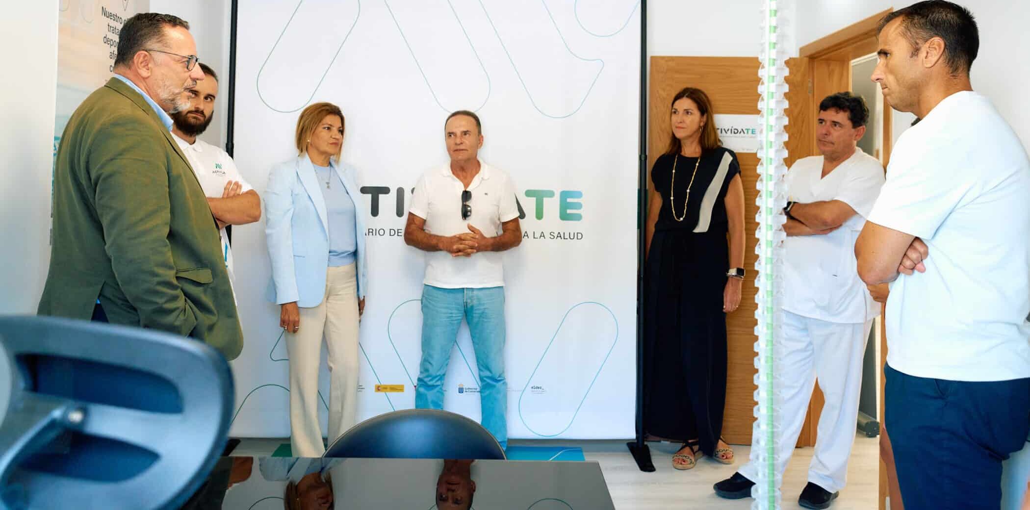 FOTO. Imagen de archivo de la visita a la unidad ACTIVÍDATE de Tinajo, en Lanzarote