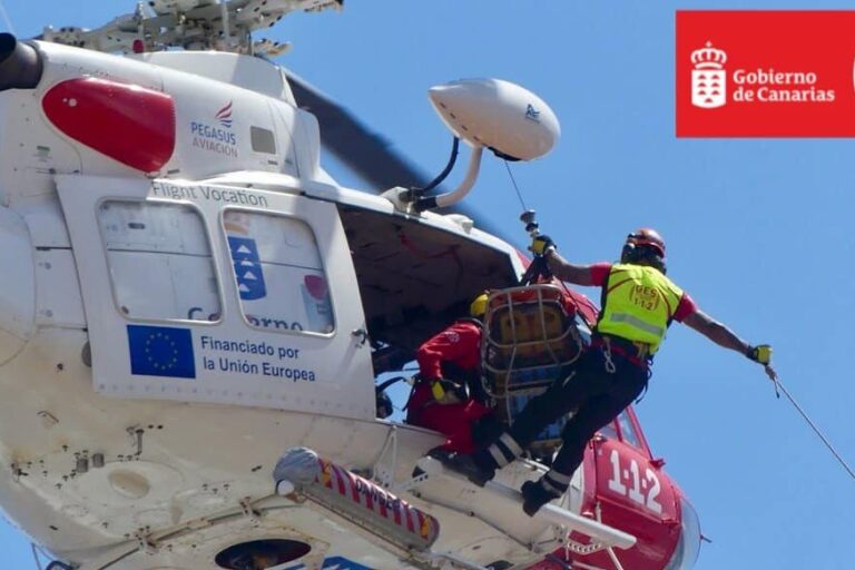 HELICÓPTERO DEL GES-SAN BARTOLOMÉ DE TIRAJANA 1-11-25