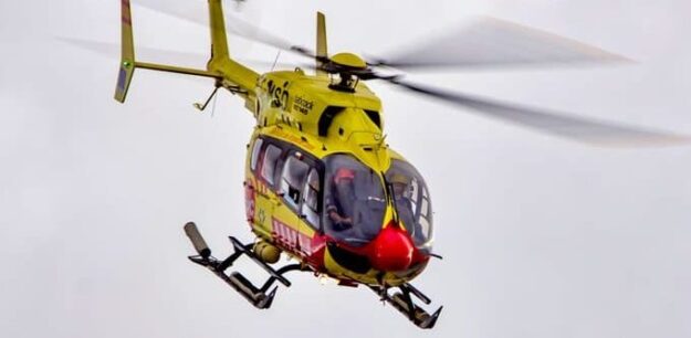 TRASLADADO EN EL HELICÓPTERO DEL SUC UN MOTORISTA DE CARÁCTER GRAVE TRAS UNA COLISIÓN EN SAN BARTOLOMÉ DE TIRAJANA-GRAN CANARIA 30-3-26
