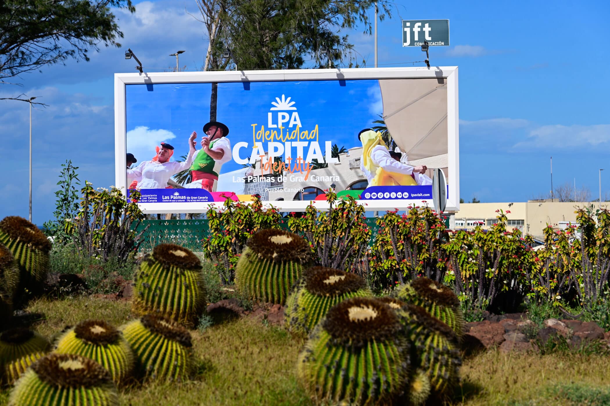 Valla publicidad Aeropuerto -Turismo LPA Identidad