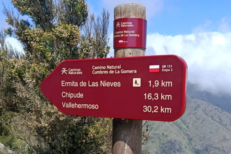 150426 Señalización renovada en la red insular de senderos de La Gomera