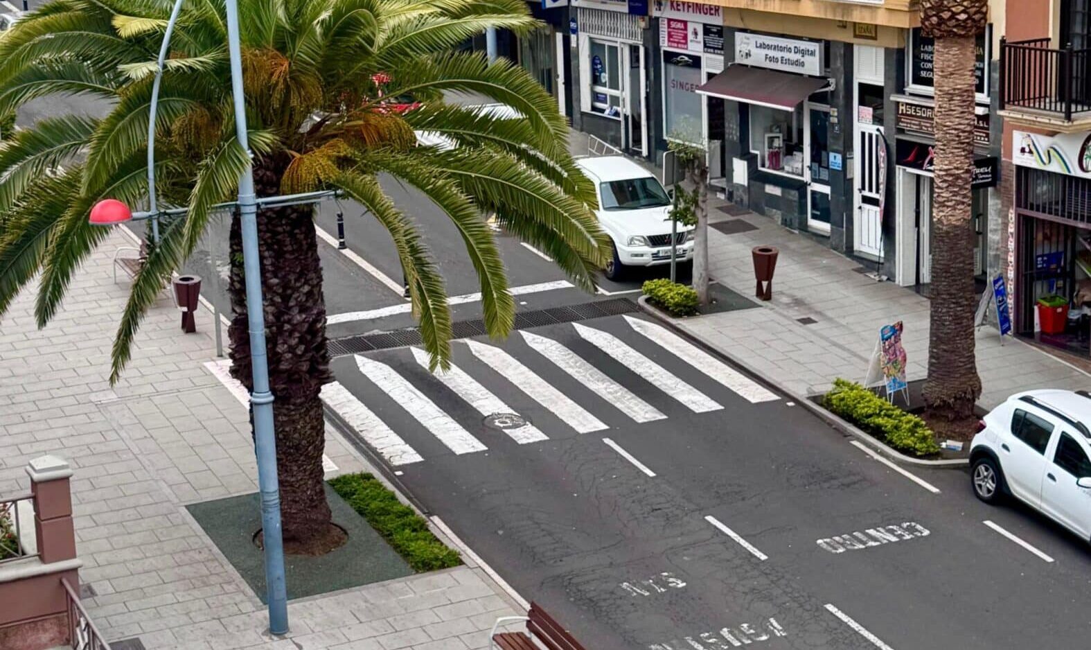 170426 Anuncio inicio asfaltado tramo superior Avenida de Canarias