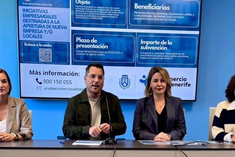 240426 Presentaci�n ayudas Cabildo Comercio de Tenerife nuevas empresas