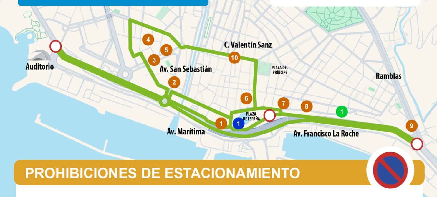 260417 Cortes de tráfico y estacionamietno Binter Night Run (2027)