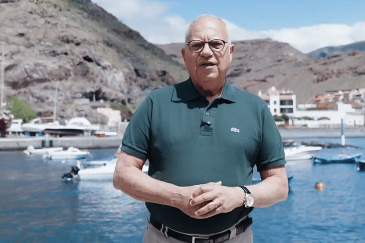 270426 Casimiro Curbelo, presidente del Cabildo de La Gomera