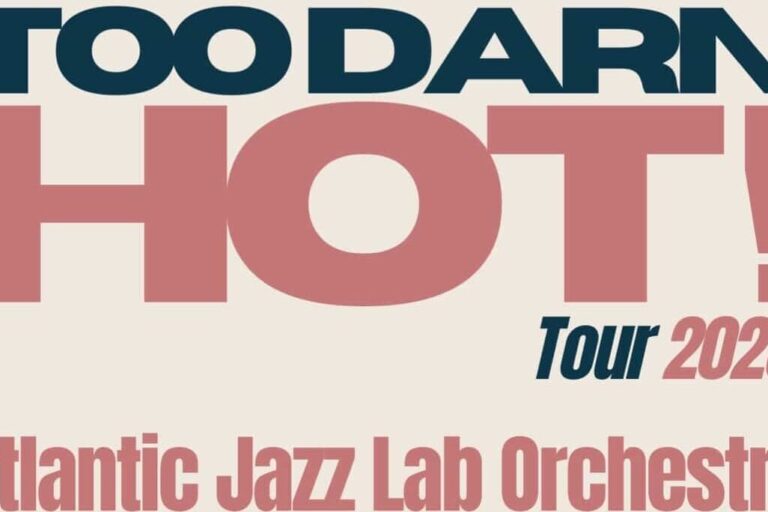 280426 Cartel gira Too Darn Hot! de la Atlantic Jazz Lab Orchesta en La Gomera
