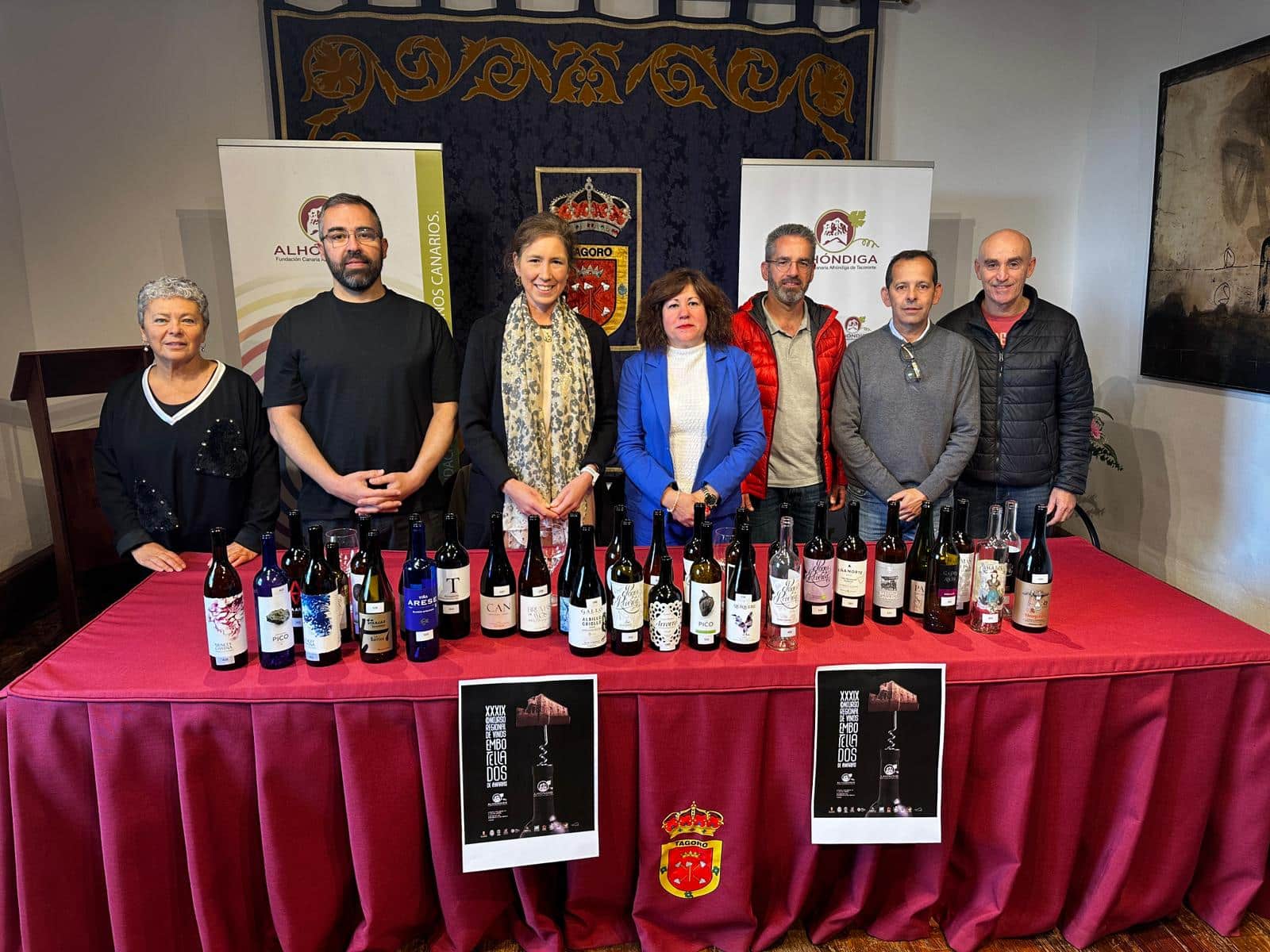 Acto de revelación de premiados del 39 Concurso Regional de Vinos Embotellados de Canarias ALHÓNDIGA