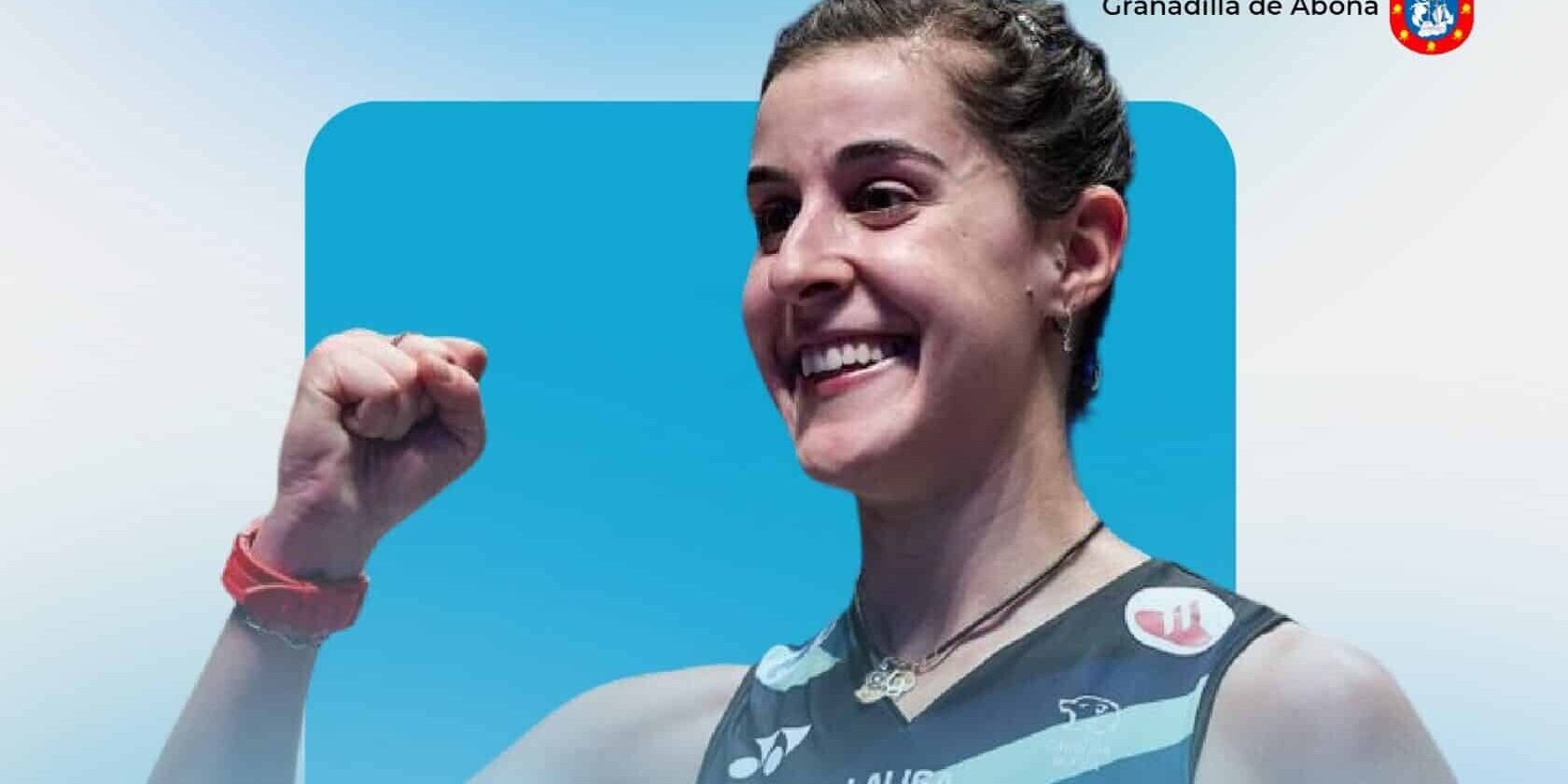 Cartel Visita Carolina Marín