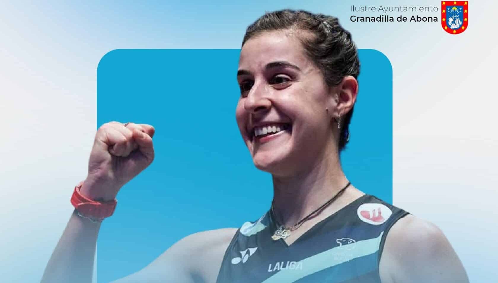 Cartel Visita Carolina Marín
