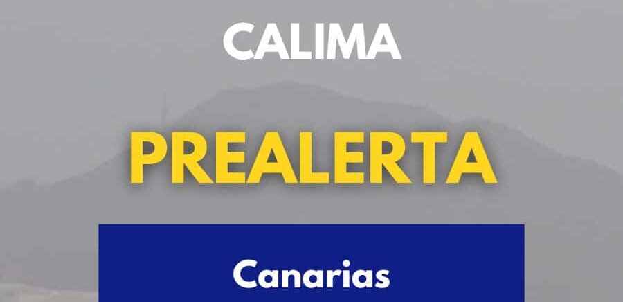 EL GOBIERNO DE CANARIAS DECLARA LA PREALERTA POR CALIMA EN EL ARCHIPIÉLAGO 16-4-26