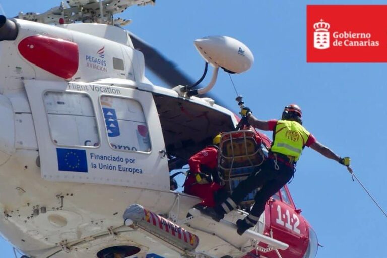 HELICÓPTERO DEL GES-SAN BARTOLOMÉ DE TIRAJANA 1-11-25