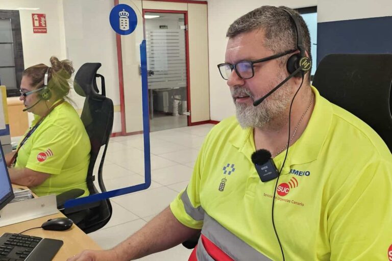 LA TELEASISTENCIA DEL SUC AYUDA A LOS PADRES DE UN MENOR HERIDO GRAVE TRAS UNA CAÍDA EN BICICLETA EN GRAN CANARIA 20-4-26