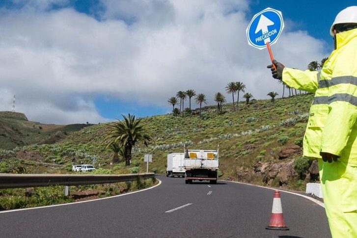 Operativo de carretera en la GM2 de San Sebastián de La Gomera