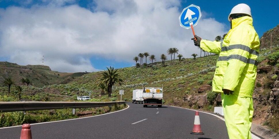 Operativo de carretera en la GM2 de San Sebastián de La Gomera