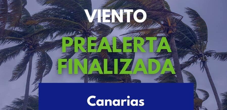 PREALERTA FINALIZADA POR VIENTO EN CANARIAS 1-4-26