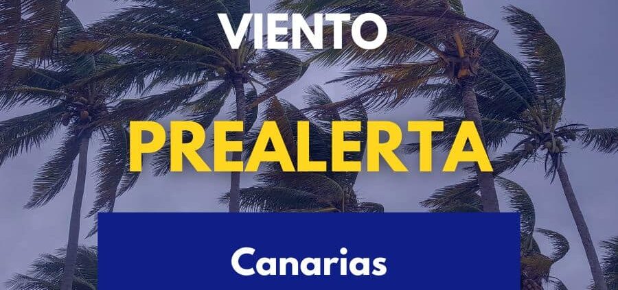 PREALERTA POR VIENTO EN CANARIAS 17-4-26