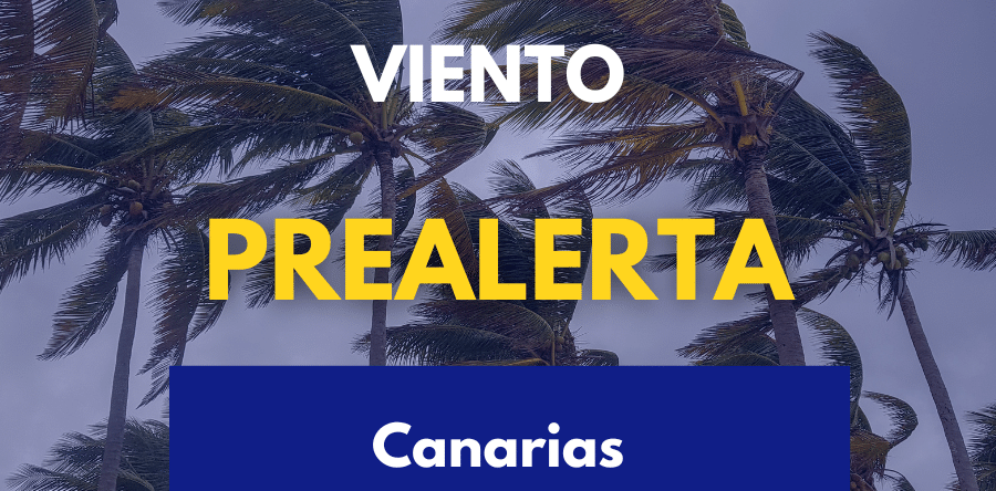 PREALERTA POR VIENTO EN CANARIAS 8-4-26