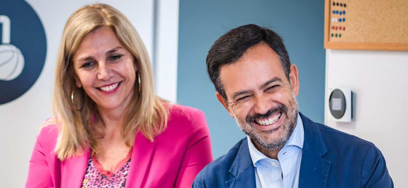 Yolanda Moliné y Lope Afonso