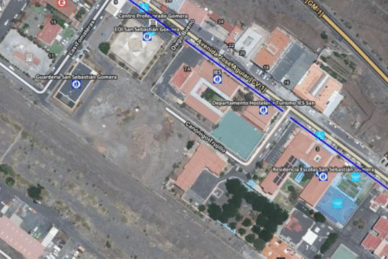160526 Vista aérea de mapa de la zona objeto de los trabajos