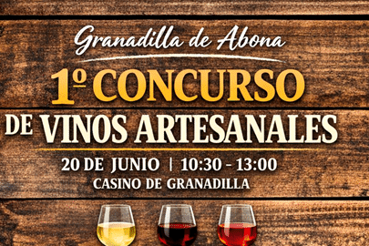 Cartel del I Concurso de Vinos