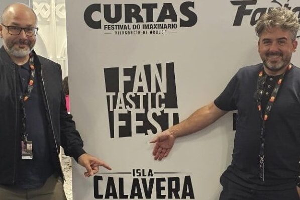 Daniel Fumero y Ramón González Trujillo, directores del Festival Isla Calavera, en Cannes
