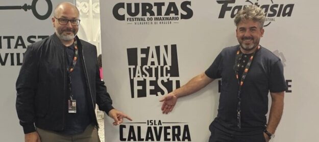 Daniel Fumero y Ramón González Trujillo, directores del Festival Isla Calavera, en Cannes