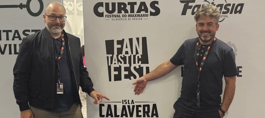 Daniel Fumero y Ramón González Trujillo, directores del Festival Isla Calavera, en Cannes