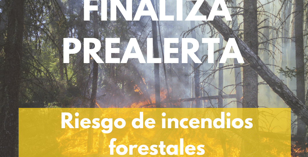 EL GOBIERNO DE CANARIAS FINALIZA LA SITUACIÓN DE PREALERTA POR RIESGO DE INCENDIOS FORESTALES 27-5-26