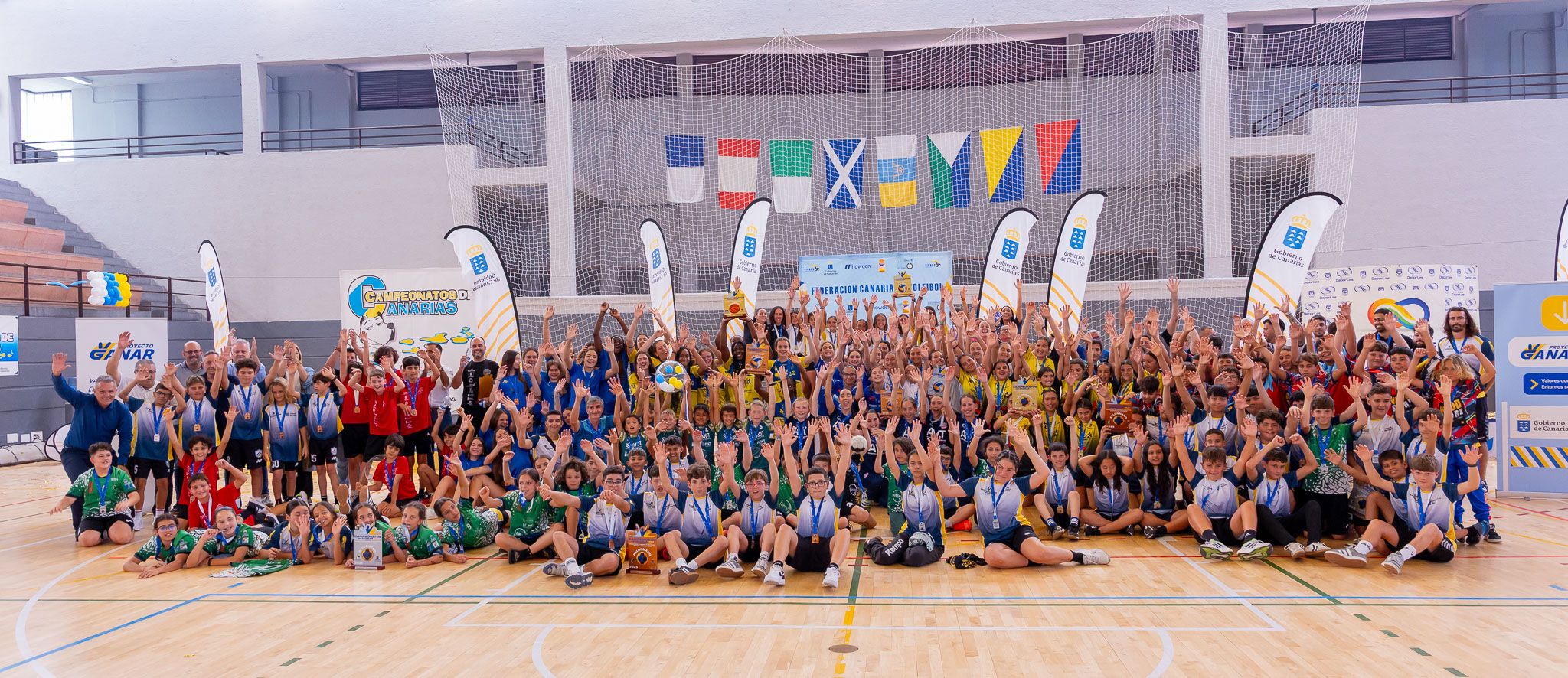 FOTO. Imágenes de archivo de los campeonatos de Canarias de Deportes en Edad Escolar de orientación y voleibol (1)
