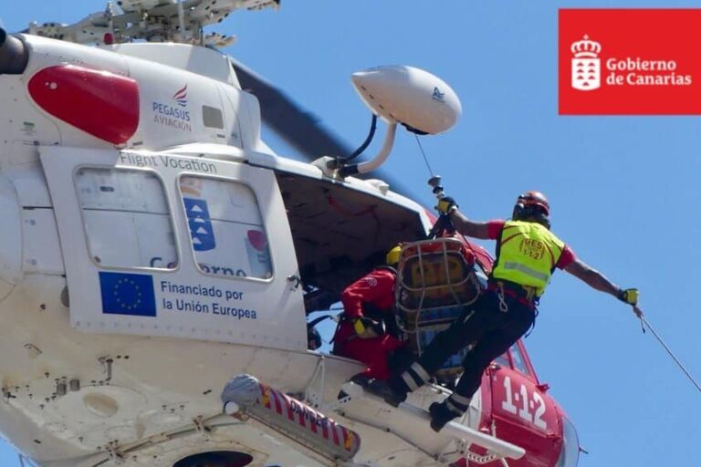 HELICÓPTERO DEL GES-SAN BARTOLOMÉ DE TIRAJANA 1-11-25