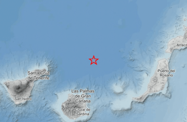 TERREMOTO DE 4.8 ENTRE GRAN CANARIA Y TENERIFE 22-5-26