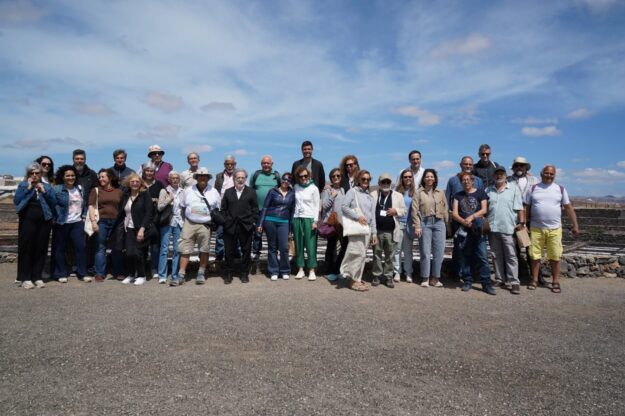 120626 El coordinador de la Reserva de la Biosfera, Diego Chinea, junto a miembros de los consejos científicos de las Reservas de la Biosfera de Canarias