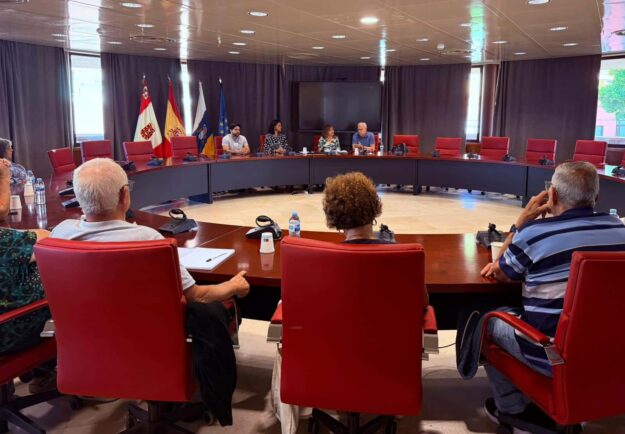 180626 Reunión de coordinación entre el Cabildo y las asociaciones de mayores de La Gomera