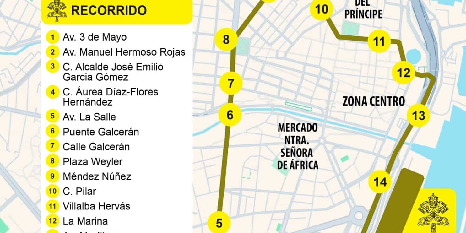 260601 Mapa Visita León XIV