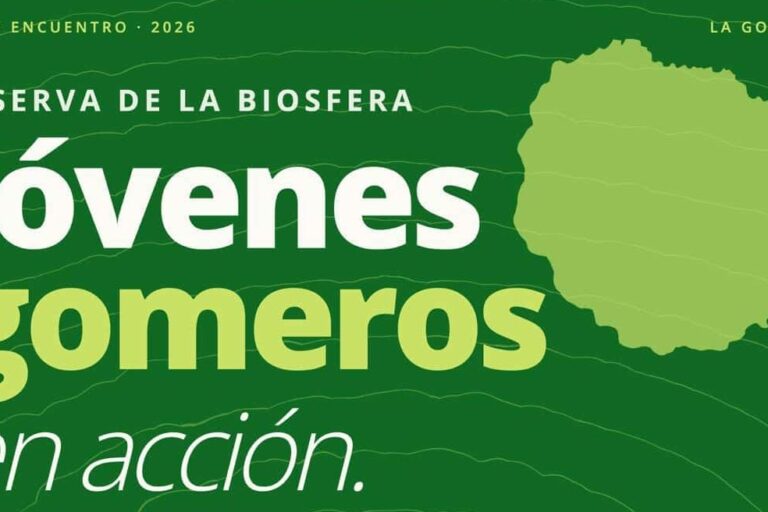 260626 cartel Encuentro ‘Jóvenes gomeros en acción’ de la Reserva de la Biosfera de La Gomera