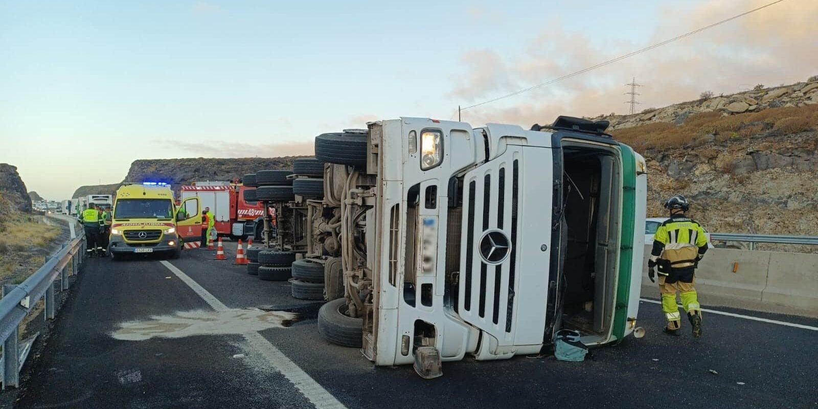 ACCIDENTE EN LA TF-1 1 10-6-26