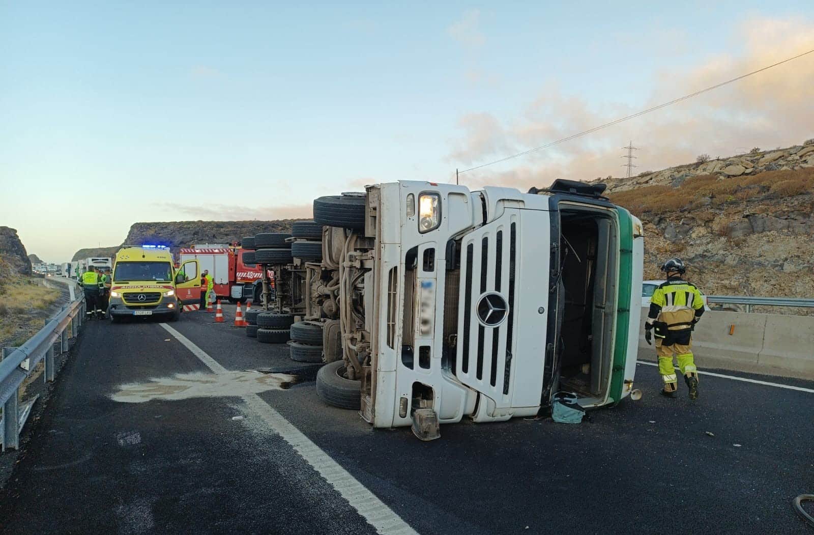 ACCIDENTE EN LA TF-1 1 10-6-26
