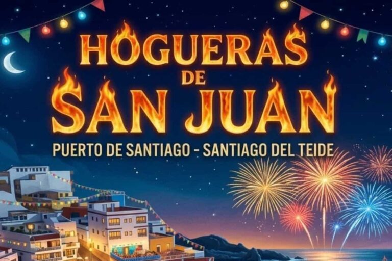 Cartel de la Noche de San Juan 2026 Santiago del Teide