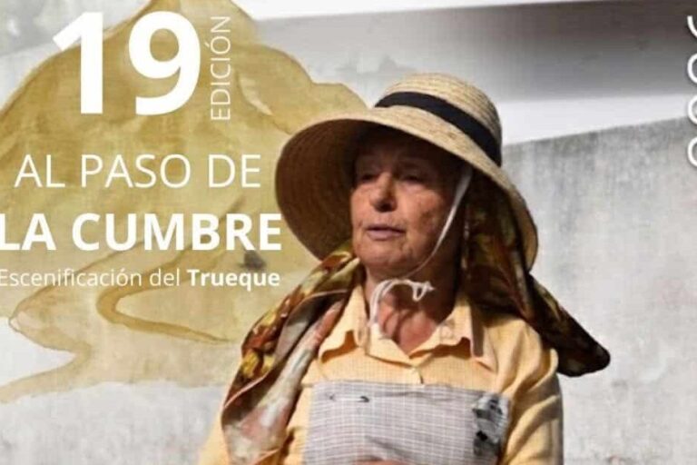 Cartel escenificación Al Paso de la Cumbre