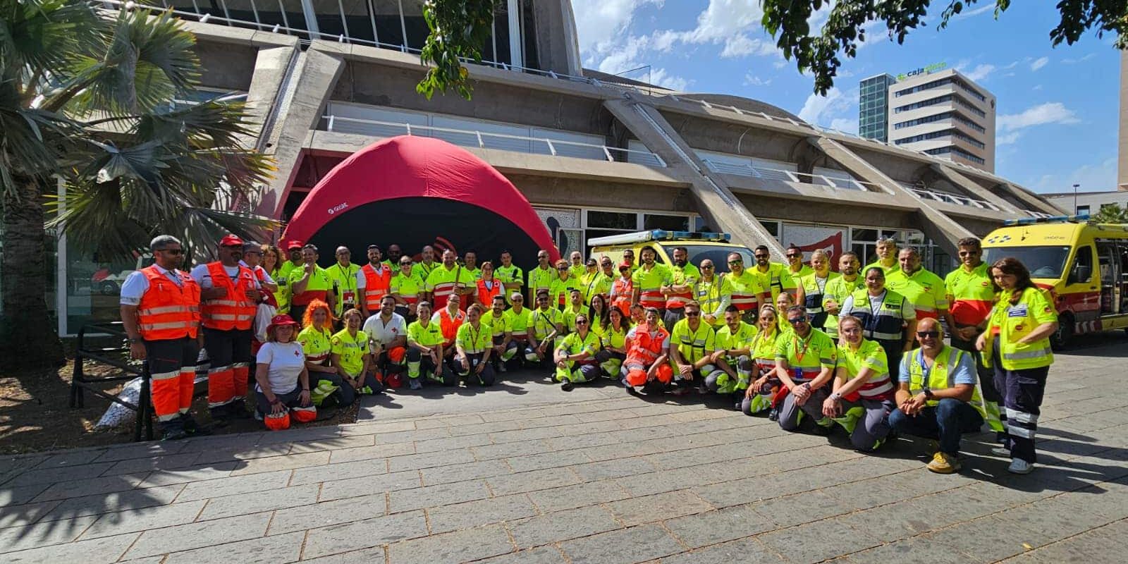 EL DISPOSITIVO SANITARIO COORDINADO POR EL SUC ASISTE A UNAS 140 PERSONAS DURANTE LA VISITA DEL PAPA LEÓN XIV 13-6-26
