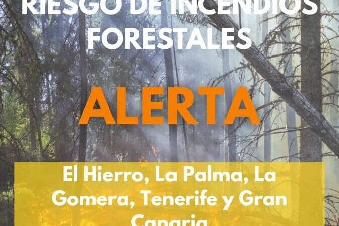 EL GOBIERNO ACTUALIZA A ALERTA POPR RIESGO DE INCENDIO FORESTAL A LA PROVINCIA OCCIDENTAL Y GRAN CANARIA 29-6-26